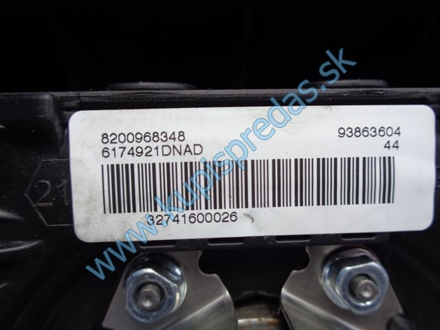 volantový airbag na opel vivaro, 8200968346